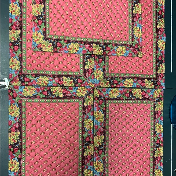 Vera Bradley Dining New 6 Pink Pansy Vera Bradley